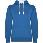 Толстовка URBAN WOMAN женская, КОРОЛЕВСКИЙ СИНИЙ/БЕЛЫЙ 2XL