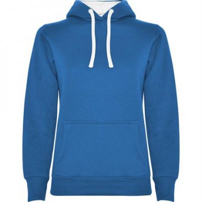 Толстовка URBAN WOMAN женская, КОРОЛЕВСКИЙ СИНИЙ/БЕЛЫЙ 2XL