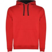 Толстовка URBAN мужская, КРАСНЫЙ/ЧЕРНЫЙ XS