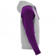 Двухцветное Толстовка BADET унисекс, ПЁСТРЫЙ СЕРЫЙ/ФИОЛЕТОВЫЙ S арт. SU1058015871 Двухцветное Толстовка BADET унисекс, ПЁСТРЫЙ СЕРЫЙ/ФИОЛЕТОВЫЙ S арт. SU1058015871