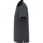 Футболка поло SAMURAI мужская, СВИНЦОВЫЙ/ЧЕРНЫЙ 3XL арт. PO8410062302