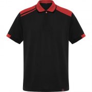 Футболка поло SAMURAI мужская, ЧЕРНЫЙ/КРАСНЫЙ 3XL арт. PO8410060260