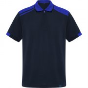 Футболка поло SAMURAI мужская, МОРСКОЙ СИНИЙ/КОРОЛЕВСКИЙ СИНИЙ 2XL