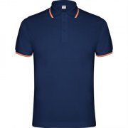 Футболка поло NATION мужская, МОРСКОЙ СИНИЙ 2XL