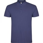 Футболка поло STAR мужская, ИНДИГО 3XL