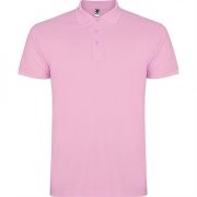 Футболка поло STAR мужская, СВЕТЛО-РОЗОВЫЙ S