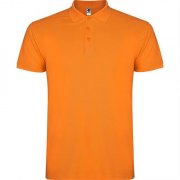 Футболка поло STAR мужская, ОРАНЖЕВЫЙ S