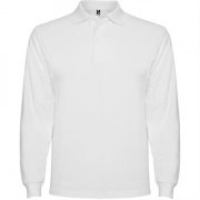 Футболка поло ESTRELLA L/S мужская, БЕЛЫЙ 3XL