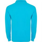 Футболка поло ESTRELLA L/S мужская, БИРЮЗОВЫЙ M