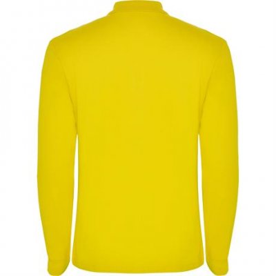 Футболка поло ESTRELLA L/S мужская, ЖЕЛТЫЙ M