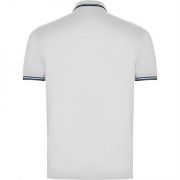 Футболка поло MONTREAL мужская, БЕЛЫЙ/МОРСКОЙ СИНИЙ 2XL