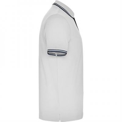 Футболка поло MONTREAL мужская, БЕЛЫЙ/МОРСКОЙ СИНИЙ 2XL арт. PO6629050155
