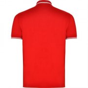 Футболка поло MONTREAL мужская, КРАСНЫЙ/БЕЛЫЙ M арт. PO6629026001