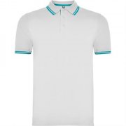 Футболка поло MONTREAL мужская, БЕЛЫЙ/БИРЮЗОВЫЙ M арт. PO6629020112 Футболка поло MONTREAL мужская, БЕЛЫЙ/БИРЮЗОВЫЙ M арт. PO6629020112