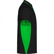 Спортивная футболка поло MONTMELO мужская, ЧЕРНЫЙ/ЛАЙМОВЫЙ 3XL арт. PO04210602225