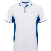 Спортивная футболка поло MONTMELO мужская, БЕЛЫЙ/КОРОЛЕВСКИЙ СИНИЙ XL арт. PO0421040105
