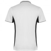 Спортивная футболка поло MONTMELO мужская, БЕЛЫЙ/ЧЕРНЫЙ M