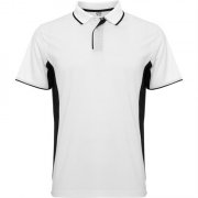 Спортивная футболка поло MONTMELO мужская, БЕЛЫЙ/ЧЕРНЫЙ S арт. PO0421010102