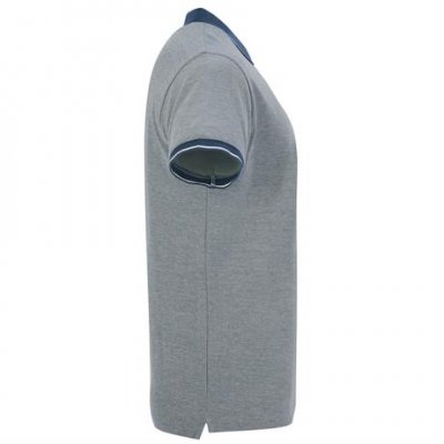 Футболка поло BOWIE мужская, ПЁСТРЫЙ МОРСКОЙ СИНИЙ 2XL арт. PO039505247