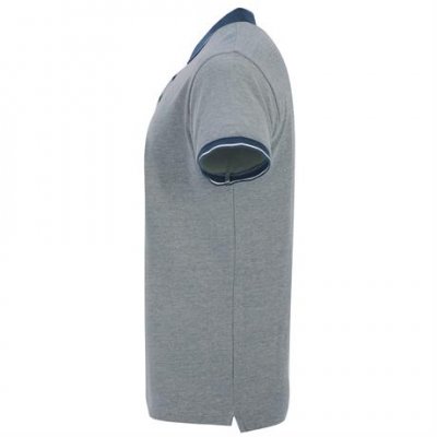 Футболка поло BOWIE мужская, ПЁСТРЫЙ МОРСКОЙ СИНИЙ 2XL арт. PO039505247