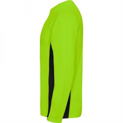 Спортивная футболка SHANGHAI L/S мужская, ФЛУОРЕСЦЕНТНЫЙ ЗЕЛЕНЫЙ/ЧЕРНЫЙ 2XL арт. CA66700522202