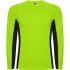 Спортивная футболка SHANGHAI L/S мужская, ФЛУОРЕСЦЕНТНЫЙ ЗЕЛЕНЫЙ/ЧЕРНЫЙ 2XL