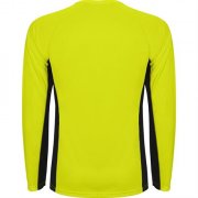 Спортивная футболка SHANGHAI L/S мужская, ФЛУОРЕСЦЕНТНЫЙ ЖЕЛТЫЙ/ЧЕРНЫЙ 2XL арт. CA66700522102