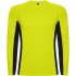 Спортивная футболка SHANGHAI L/S мужская, ФЛУОРЕСЦЕНТНЫЙ ЖЕЛТЫЙ/ЧЕРНЫЙ 2XL