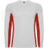 Спортивная футболка SHANGHAI L/S мужская, БЕЛЫЙ/КРАСНЫЙ XL
