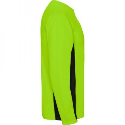 Спортивная футболка SHANGHAI L/S мужская, ФЛУОРЕСЦЕНТНЫЙ ЗЕЛЕНЫЙ/ЧЕРНЫЙ L арт. CA66700322202