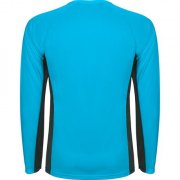 Спортивная футболка SHANGHAI L/S мужская, БИРЮЗОВЫЙ/ТЕМНЫЙ ГРАФИТ L арт. CA6670031246
