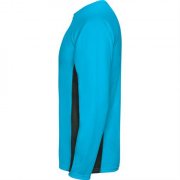 Спортивная футболка SHANGHAI L/S мужская, БИРЮЗОВЫЙ/ТЕМНЫЙ ГРАФИТ L арт. CA6670031246