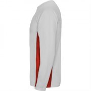 Спортивная футболка SHANGHAI L/S мужская, БЕЛЫЙ/КРАСНЫЙ L