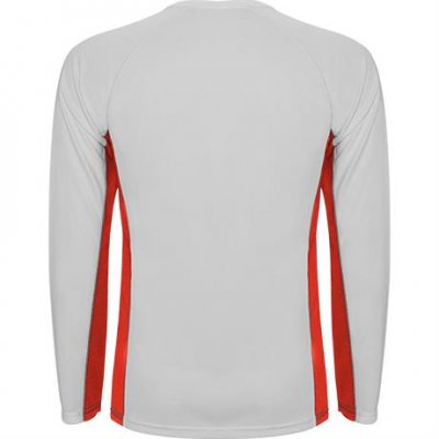 Спортивная футболка SHANGHAI L/S мужская, БЕЛЫЙ/КРАСНЫЙ L арт. CA6670030160