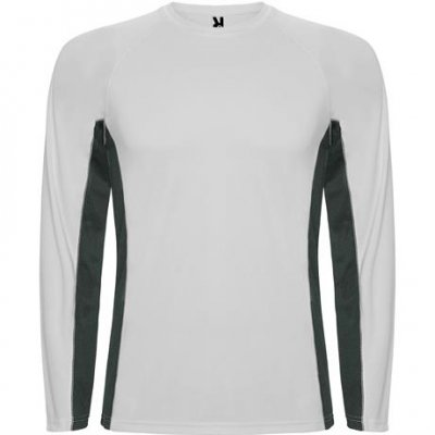 Спортивная футболка SHANGHAI L/S мужская, БЕЛЫЙ/ТЕМНЫЙ ГРАФИТ L арт. CA6670030146