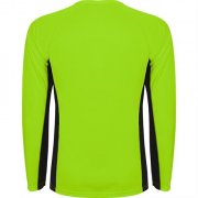 Спортивная футболка SHANGHAI L/S мужская, ФЛУОРЕСЦЕНТНЫЙ ЗЕЛЕНЫЙ/ЧЕРНЫЙ M арт. CA66700222202