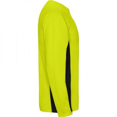 Спортивная футболка SHANGHAI L/S мужская, ФЛУОРЕСЦЕНТНЫЙ ЖЕЛТЫЙ/ЧЕРНЫЙ M арт. CA66700222102