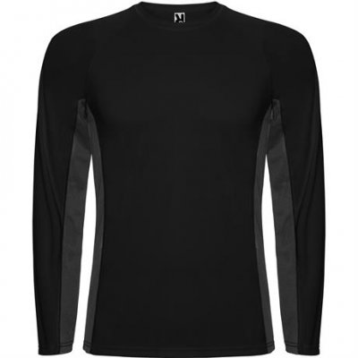 Спортивная футболка SHANGHAI L/S мужская, ЧЕРНЫЙ/ТЕМНЫЙ ГРАФИТ M арт. CA6670020246