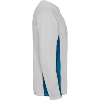 Спортивная футболка SHANGHAI L/S мужская, БЕЛЫЙ/КОРОЛЕВСКИЙ СИНИЙ M арт. CA6670020105