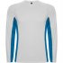 Спортивная футболка SHANGHAI L/S мужская, БЕЛЫЙ/КОРОЛЕВСКИЙ СИНИЙ M