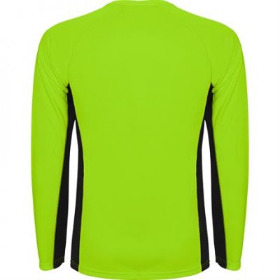 Спортивная футболка SHANGHAI L/S мужская, ФЛУОРЕСЦЕНТНЫЙ ЗЕЛЕНЫЙ/ЧЕРНЫЙ S арт. CA66700122202