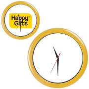 Часы настенные "ПРОМО" разборные; желтый,  D28,5 см; пластик Жёлтый