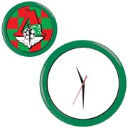 Часы настенные "ПРОМО" разборные ; зеленый,  D28,5 см; пластик Зеленый