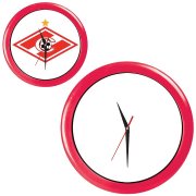 Часы настенные "ПРОМО" разборные ; красный, D28,5 см; пластик Красный