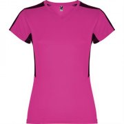 Спортивная футболка SUZUKA женская, ФУКСИЯ/ЧЕРНЫЙ L арт. CA6657034002