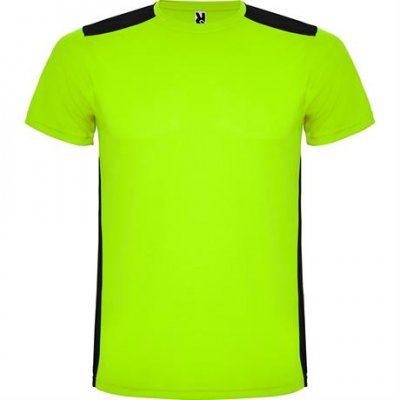 Спортивная футболка DETROIT мужская, ЛАЙМ ЯРКИЙ/ЧЕРНЫЙ XL арт. CA66520423502
