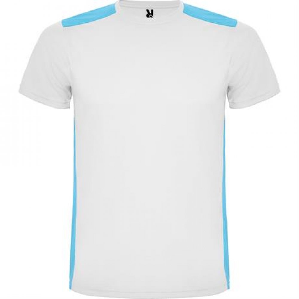 Спортивная футболка DETROIT мужская, БЕЛЫЙ/БИРЮЗОВЫЙ XL арт. CA6652040112 Спортивная футболка DETROIT мужская, БЕЛЫЙ/БИРЮЗОВЫЙ XL арт. CA6652040112