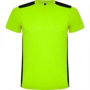 Спортивная футболка DETROIT мужская, ЛАЙМ ЯРКИЙ/ЧЕРНЫЙ S