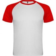 Спортивная футболка INDIANAPOLIS мужская, БЕЛЫЙ/КРАСНЫЙ 3XL