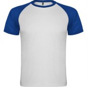 Спортивная футболка INDIANAPOLIS мужская, БЕЛЫЙ/КОРОЛЕВСКИЙ СИНИЙ 3XL